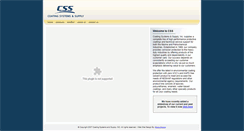 Desktop Screenshot of coatingsystemsandsupply.com