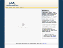 Tablet Screenshot of coatingsystemsandsupply.com